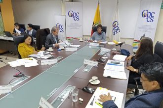 Los miembros del CPCCS durante una sesión el pasado 16 de marzo de 2023.