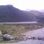 Vista panorámica de la laguna de San Marcos, en la provincia de Pichincha.