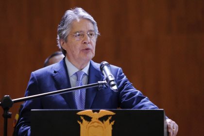 El presidente de la República, Guillermo Lasso Mendoza.