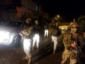 Militares realizando operaciones en la provincia de Esmeraldas.