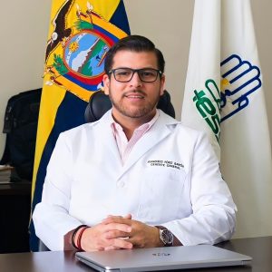 Francisco Pérez, exgerente del hospital Teodoro Maldonado Carbo.